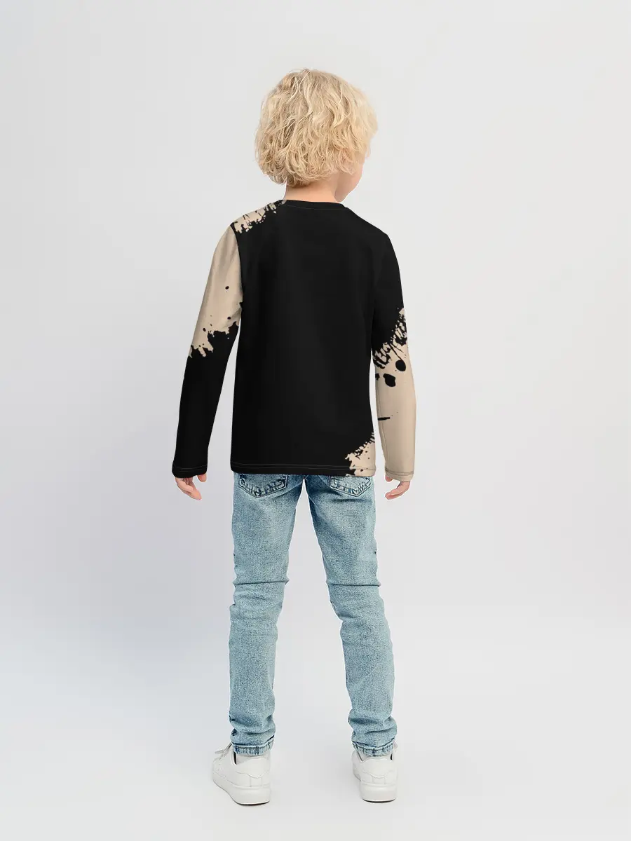 Детский лонгслив / RAMMSTEIN | Рамштайн Рок Лого