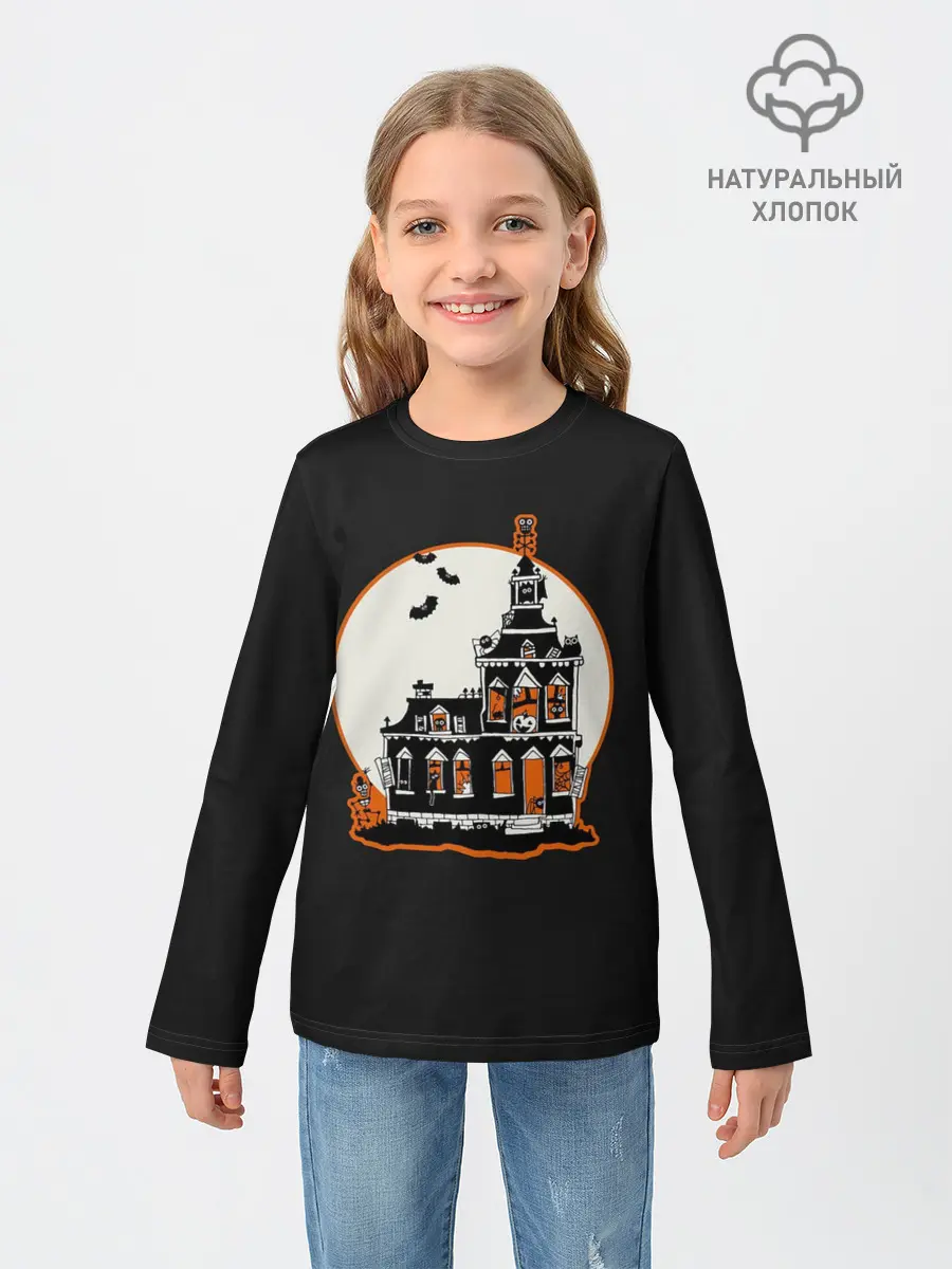 Детский лонгслив / Gloomy Castle