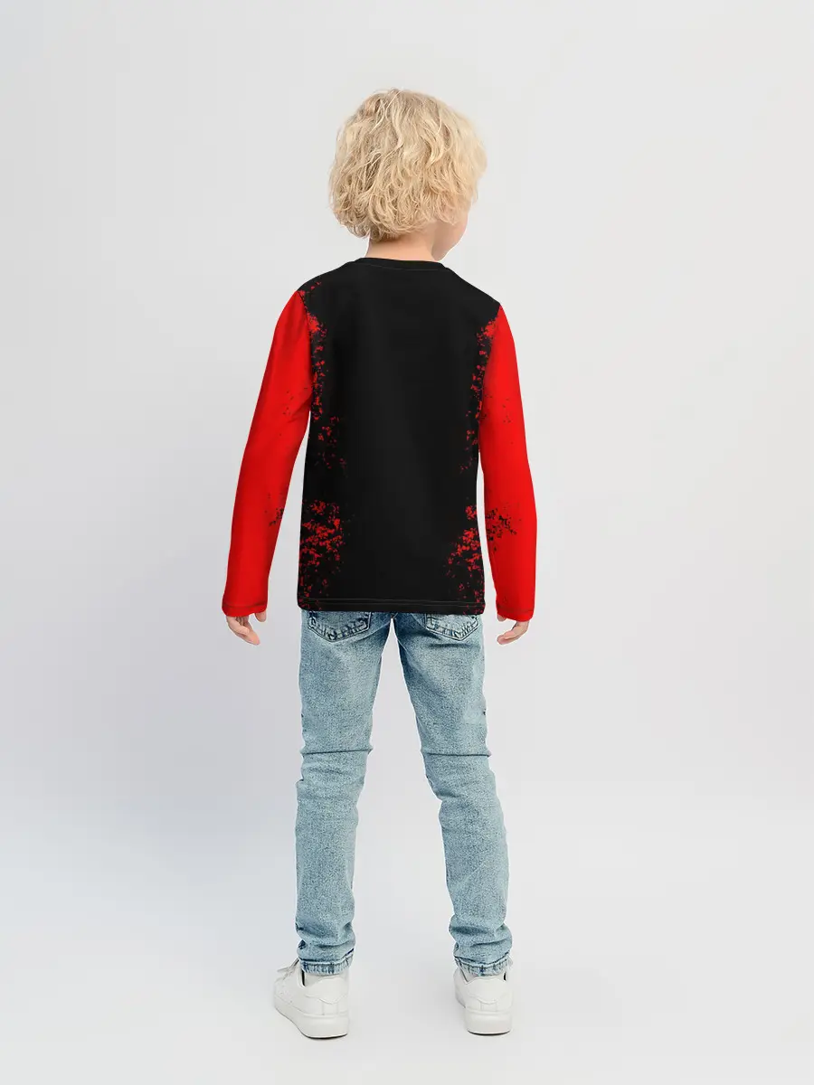 Детский лонгслив / NISSAN RED