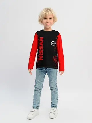 Детский лонгслив / NISSAN RED