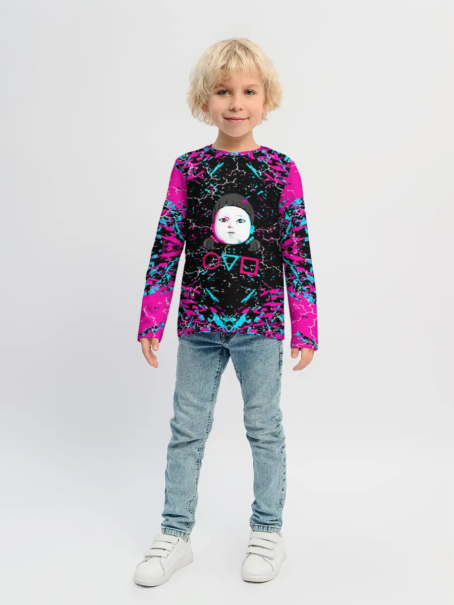 Детский лонгслив / SQUID GAME | ИГРА В КАЛЬМАРА | КУКЛА.