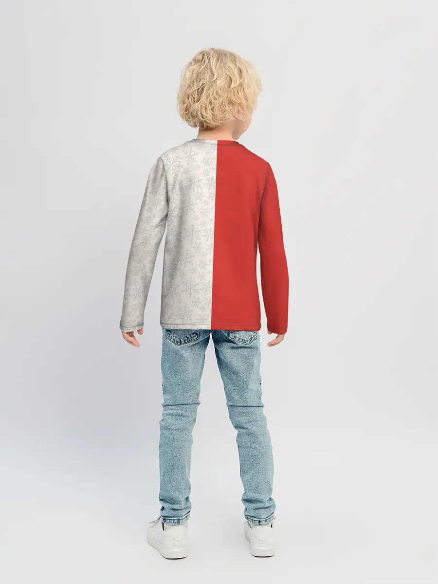 Детский лонгслив / Дед Мороз