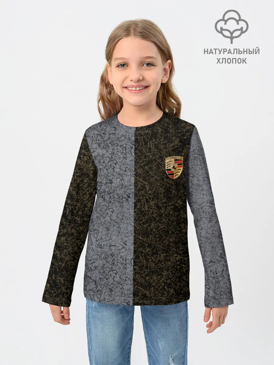 Детский лонгслив / Полярность металлических цветов