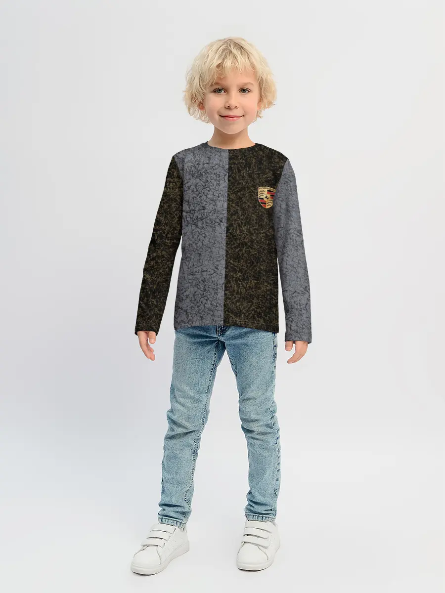 Детский лонгслив / Полярность металлических цветов