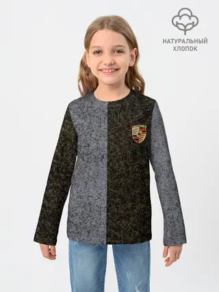 Детский лонгслив / Полярность металлических цветов