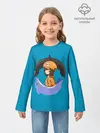 Детский лонгслив / Мэй с дельфином