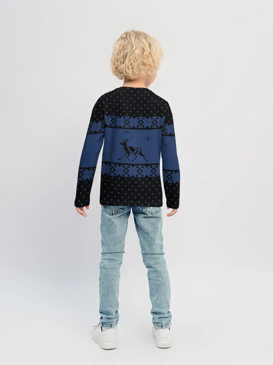 Детский лонгслив / Северный Олень