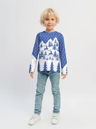 Детский лонгслив / Горные Олени