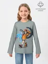 Детский лонгслив / May whith dolphin