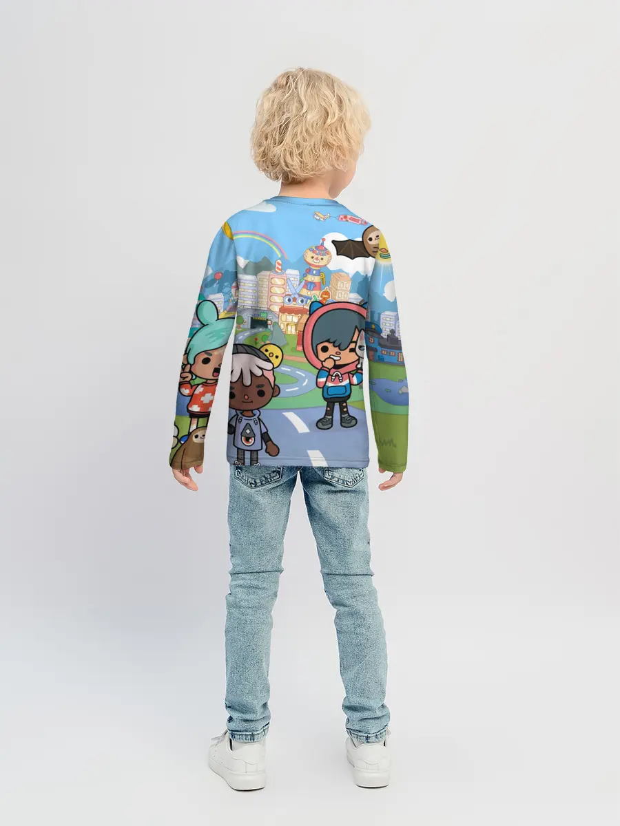Детский лонгслив / Toca Boca | Город