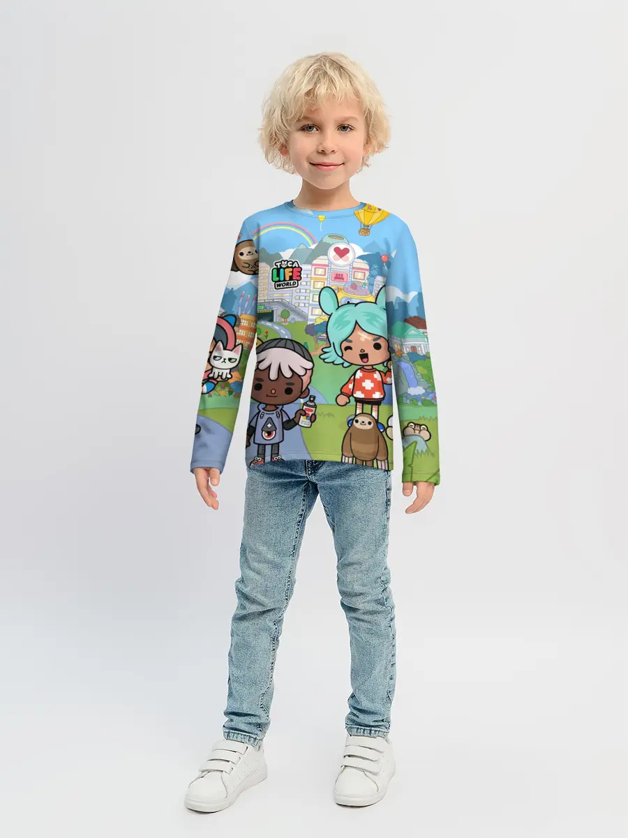 Детский лонгслив / Toca Boca | Мир