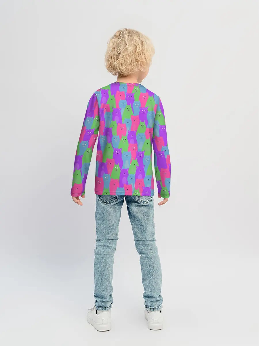 Детский лонгслив / BRIGHT CATS