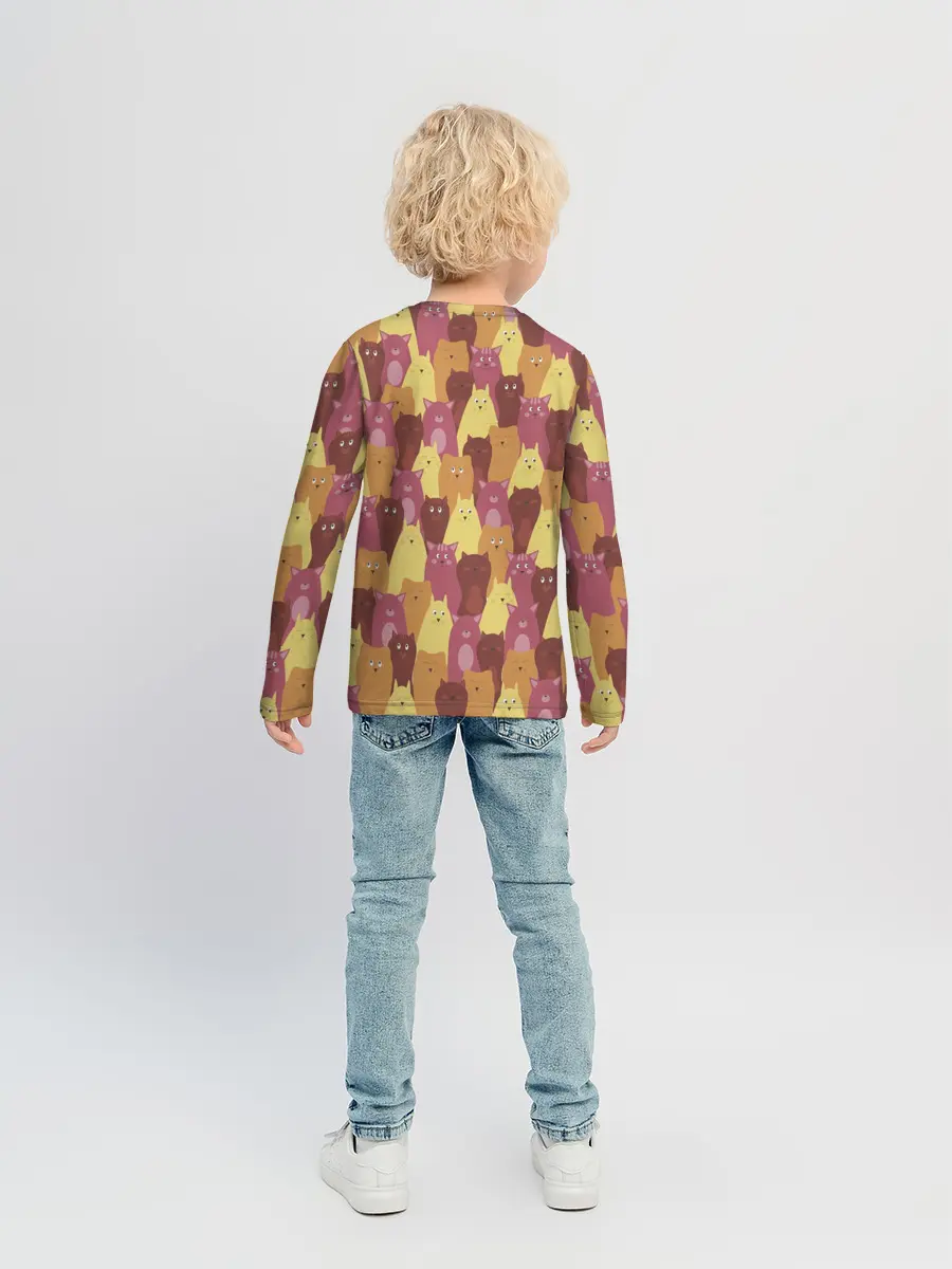 Детский лонгслив / BEAUTIFUL CATS