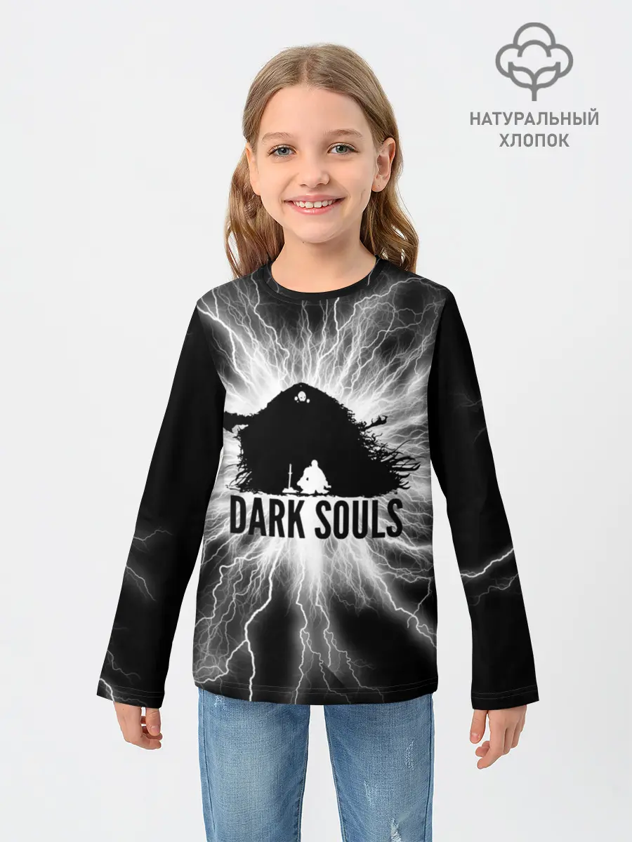 Детский лонгслив / dark souls remastered,