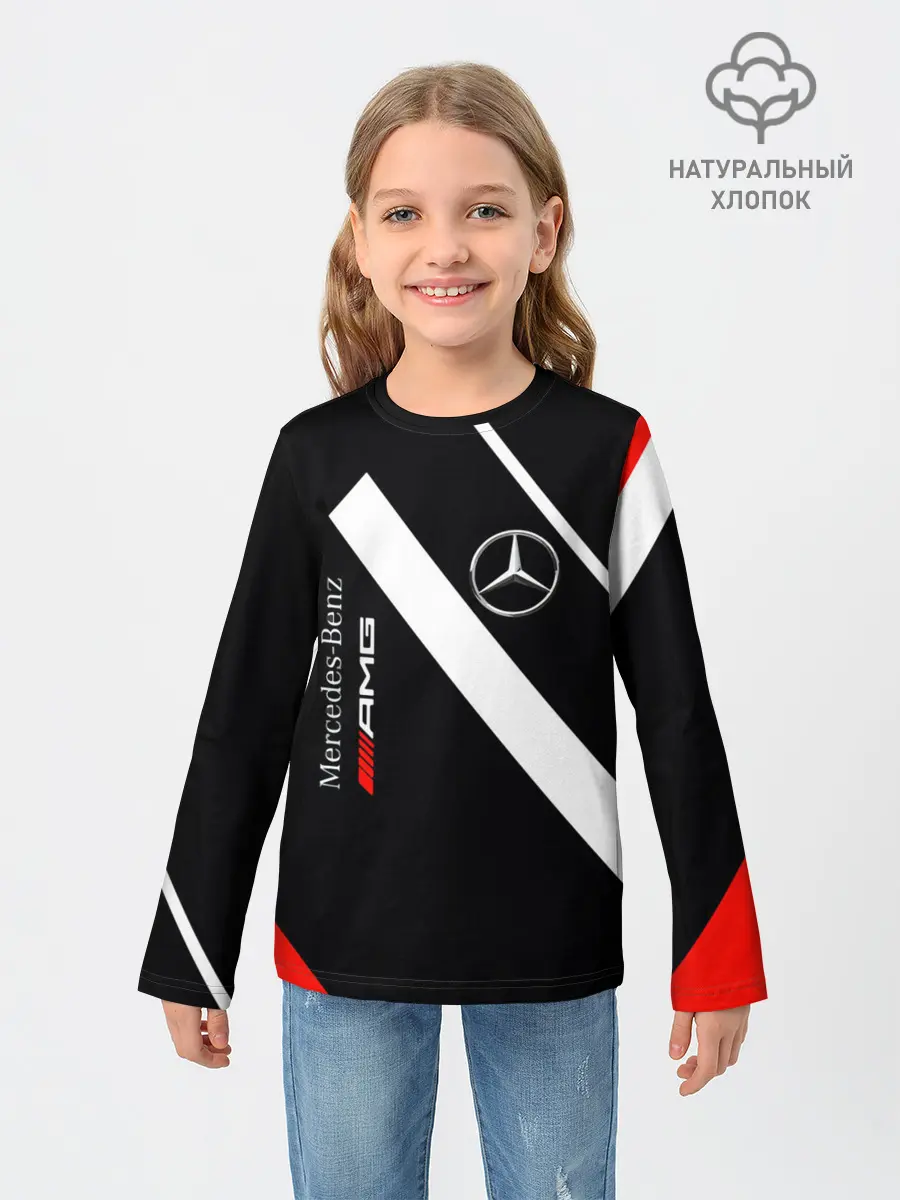 Детский лонгслив / Mercedes-AMG | Мерседес-АМГ