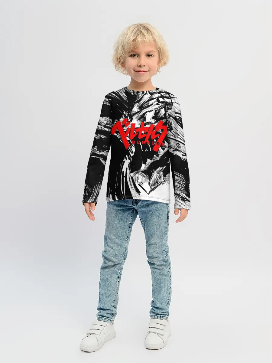 Детский лонгслив / БЕРСЕРК РИСУНОК | BERSERK