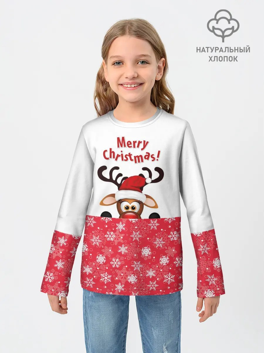 Детский лонгслив / Оленёнок