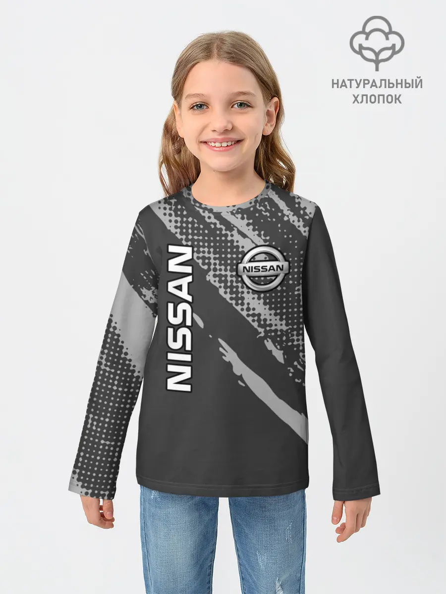 Детский лонгслив / Nissan Car / Ниссан