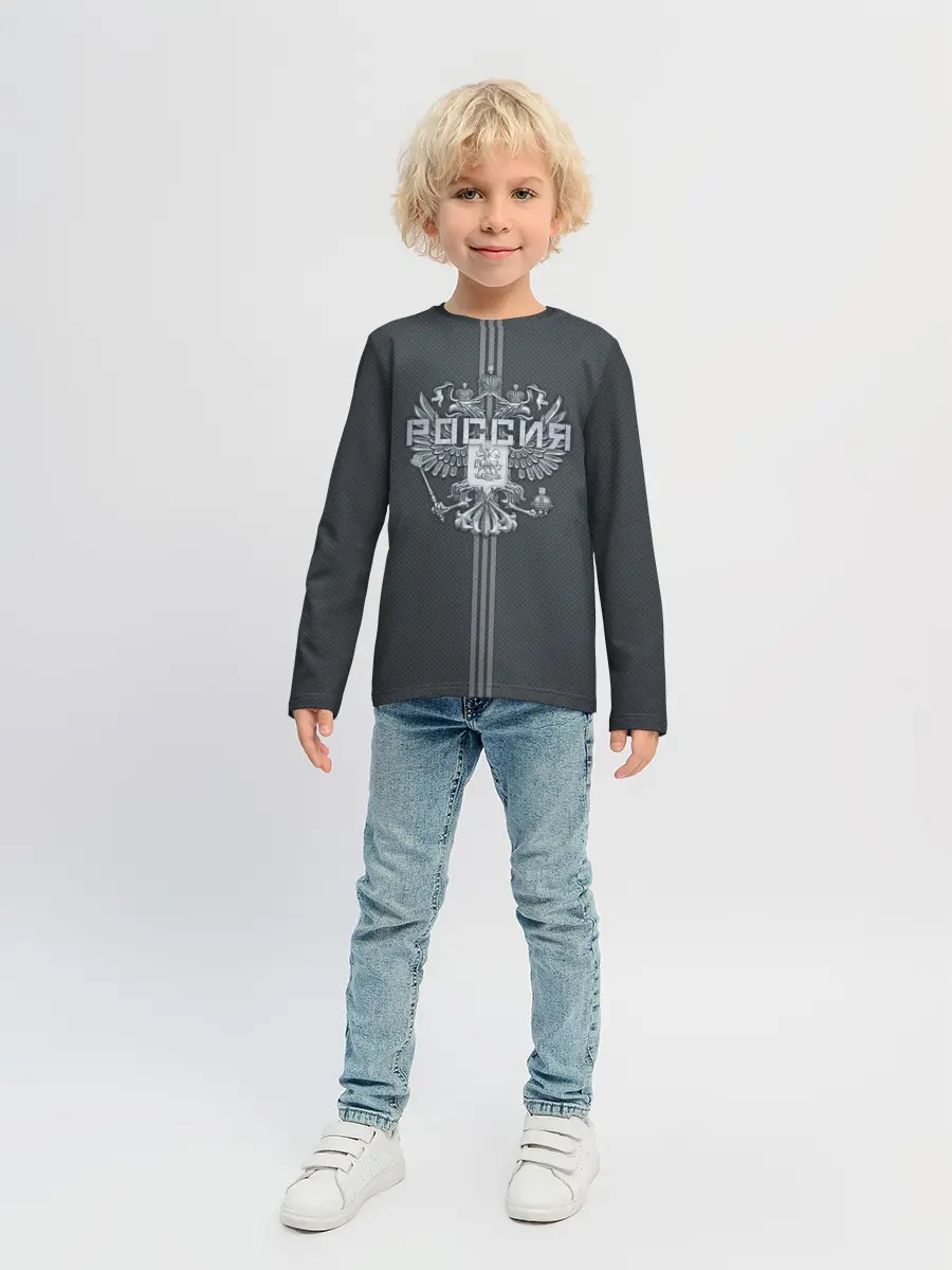Детский лонгслив / Герб Российской Федерации