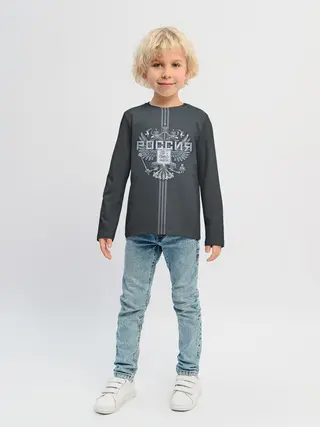 Детский лонгслив / Герб Российской Федерации