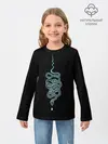 Детский лонгслив / вьющаяся змея