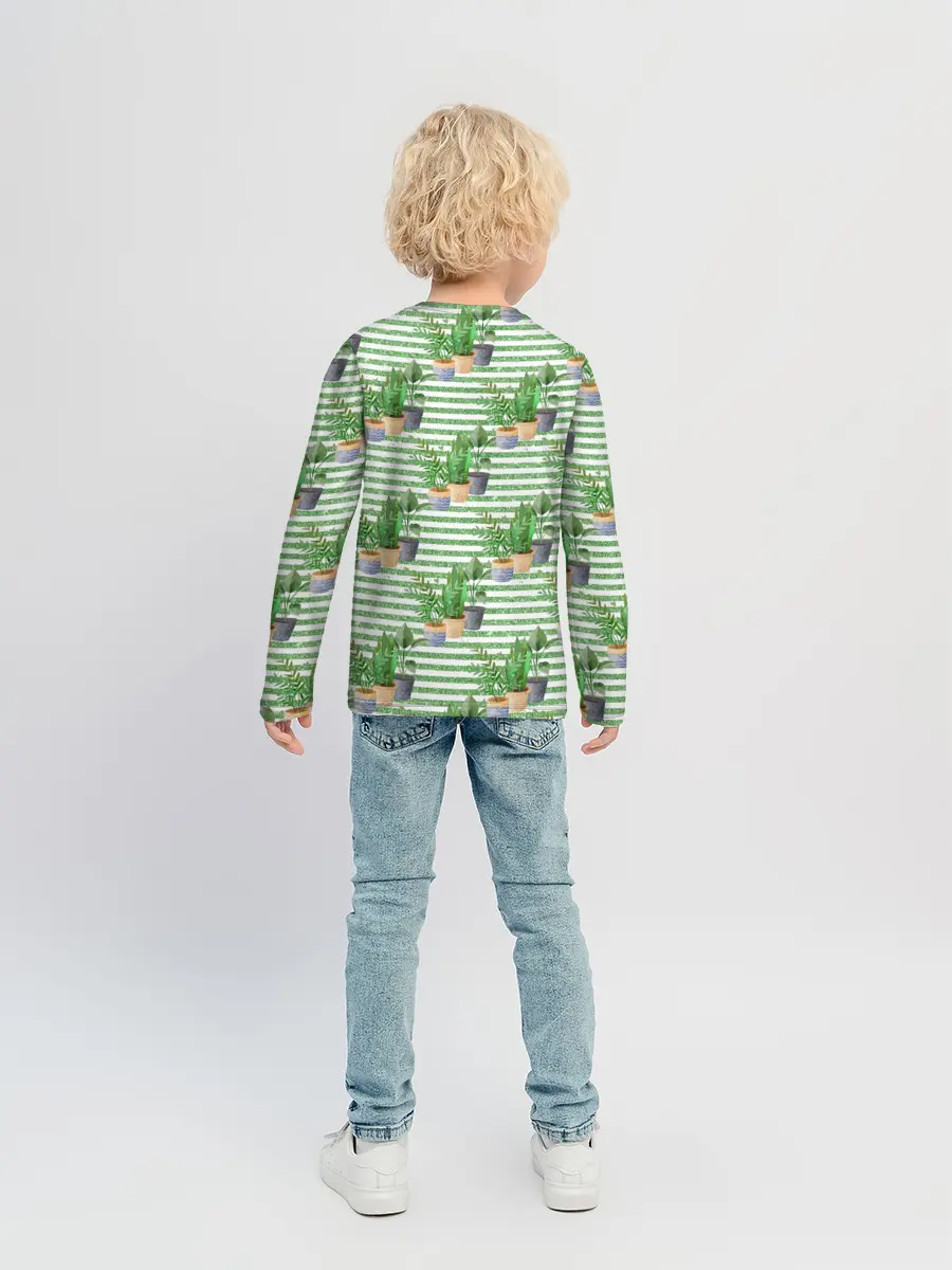 Детский лонгслив / Комнатные цветы