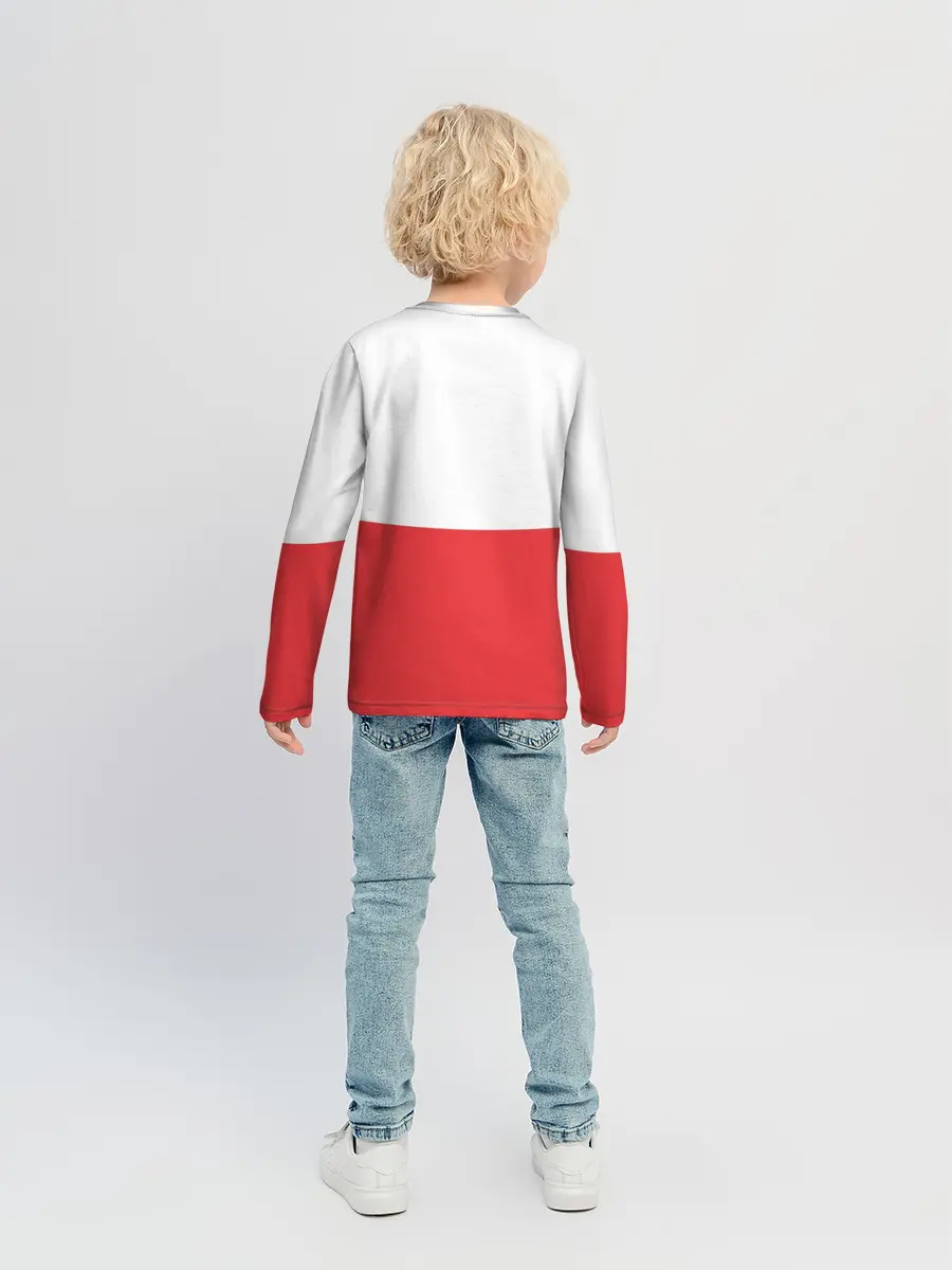 Детский лонгслив / Санта с 2 Оленями