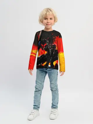 Детский лонгслив / БЕРСЕРК ОГНЕННЫЙ | BERSERK