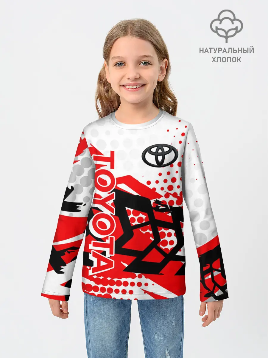 Детский лонгслив / Toyota