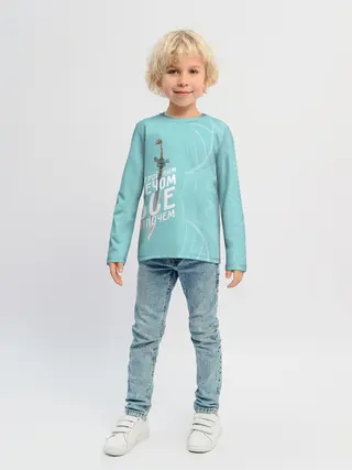 Детский лонгслив / С геройским мечом