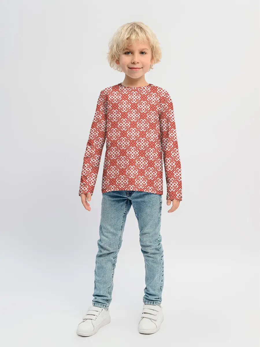 Детский лонгслив / Славянская Обережная Вышивка