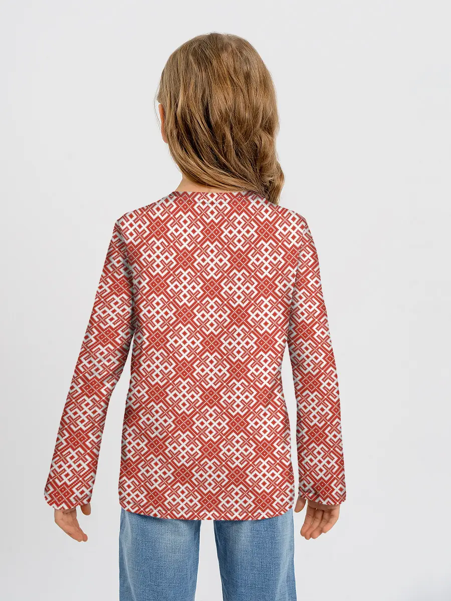 Детский лонгслив / Славянская Обережная Вышивка