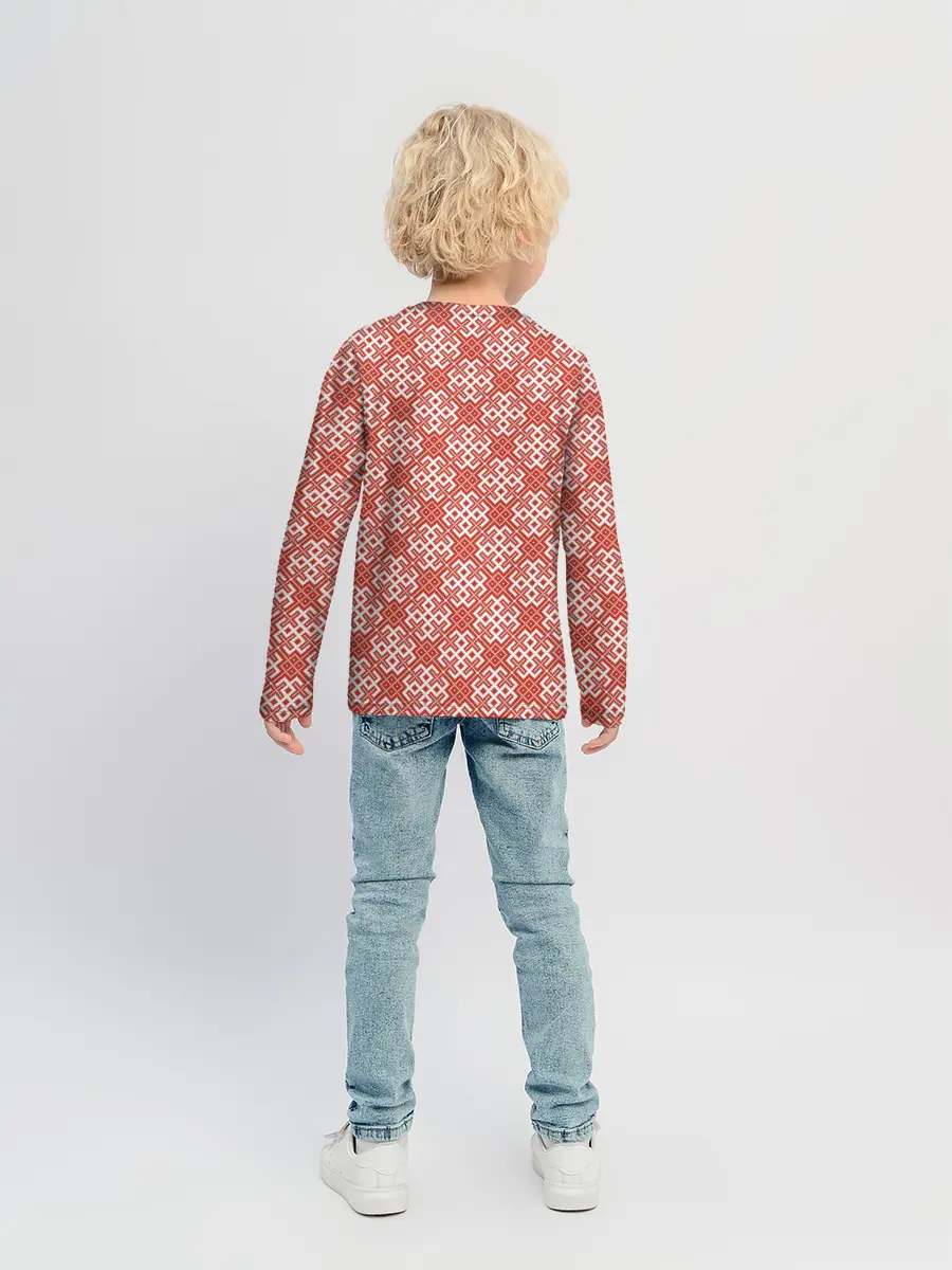 Детский лонгслив / Славянская Обережная Вышивка