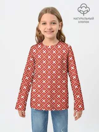 Детский лонгслив / Обережная Вышивка