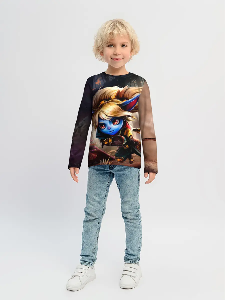 Детский лонгслив / Поппи Хранительница молота