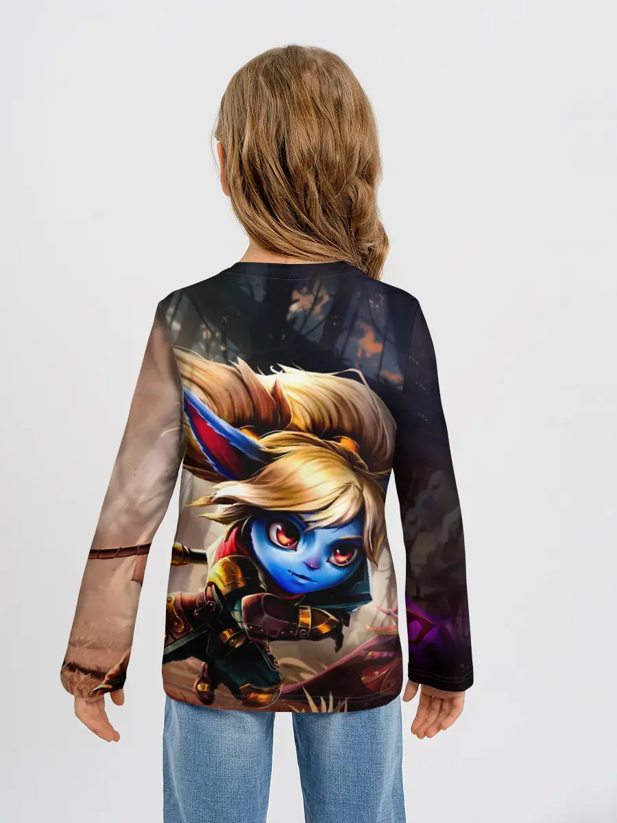 Детский лонгслив / Поппи Хранительница молота