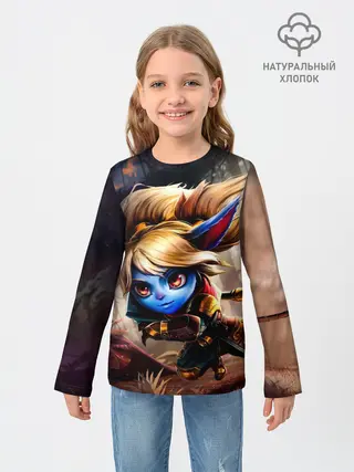Детский лонгслив / Поппи Хранительница молота