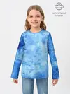 Детский лонгслив / Красочная синева