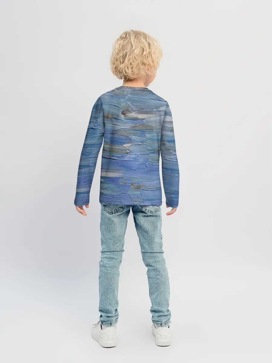 Детский лонгслив / Мазки красок