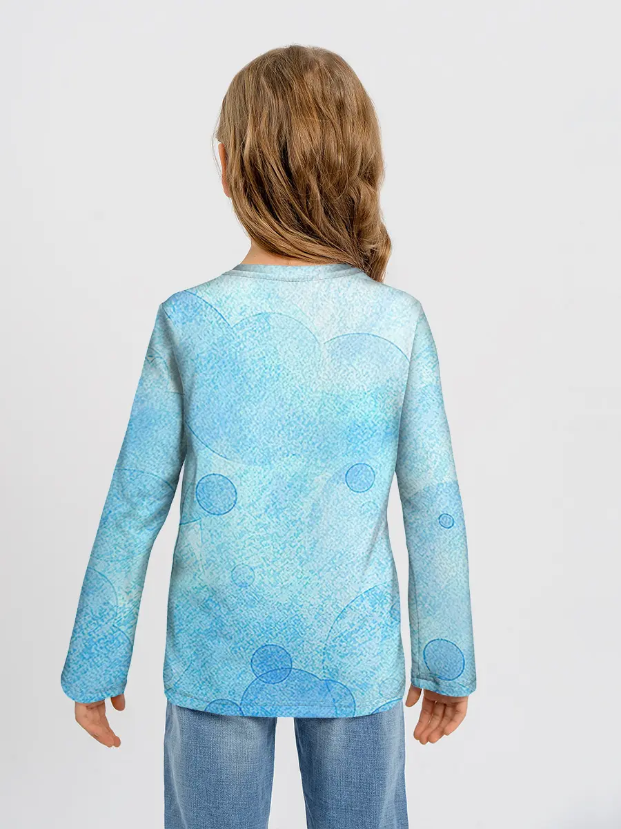 Детский лонгслив / Пузыри воздуха