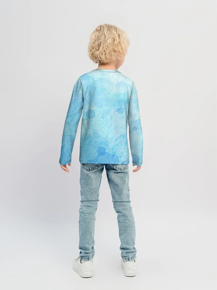 Детский лонгслив / Пузыри воздуха