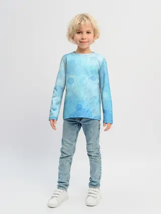 Детский лонгслив / Пузыри воздуха
