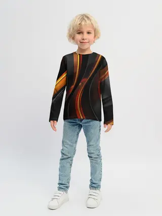 Детский лонгслив / Unsplash 3D