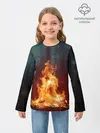 Детский лонгслив / Пикник в лесу