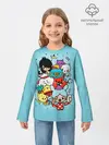 Детский лонгслив / Toca Boca | Тока бока персонажи из игры