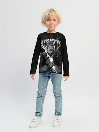 Детский лонгслив / Перун. Славянский бог