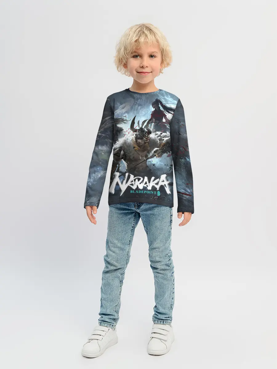 Детский лонгслив / Naraka team