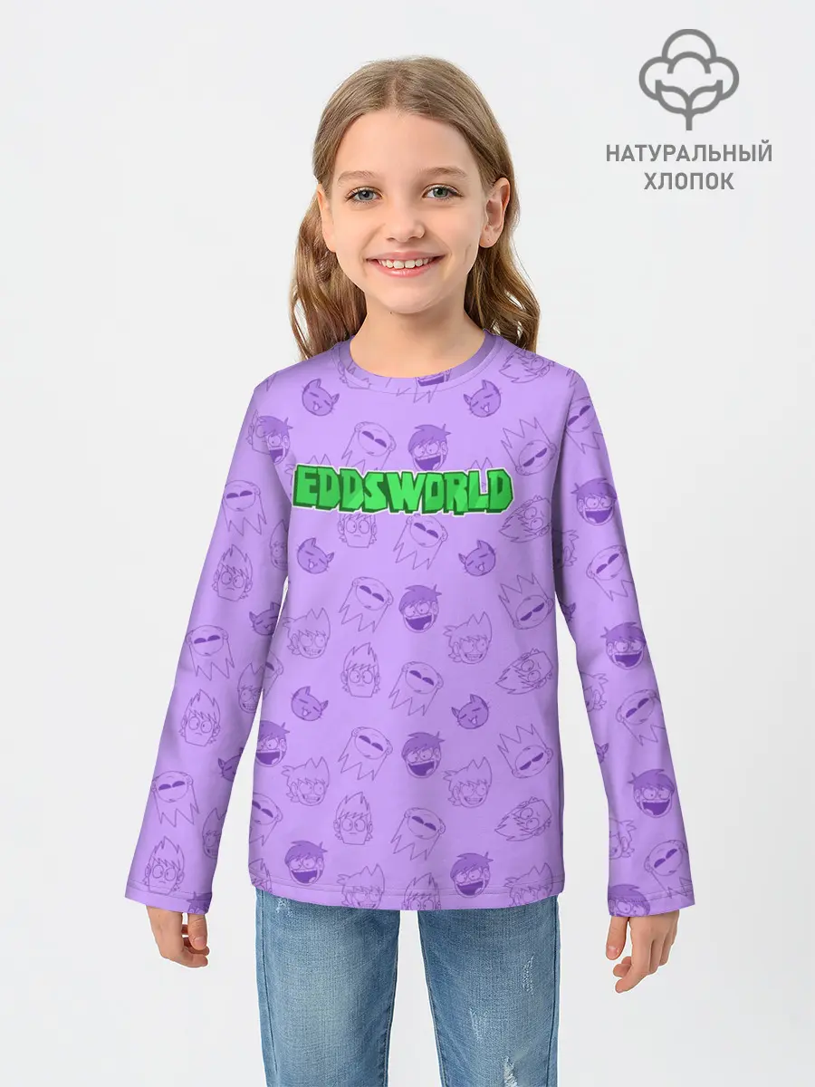 Детский лонгслив / Pattern EDDSWORLD