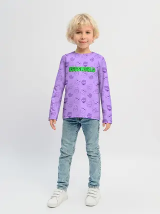 Детский лонгслив / Pattern EDDSWORLD