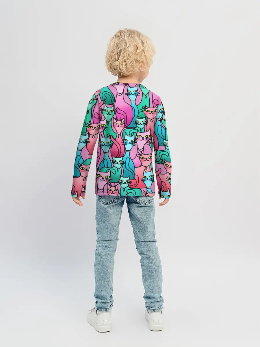 Детский лонгслив / Выставка котов